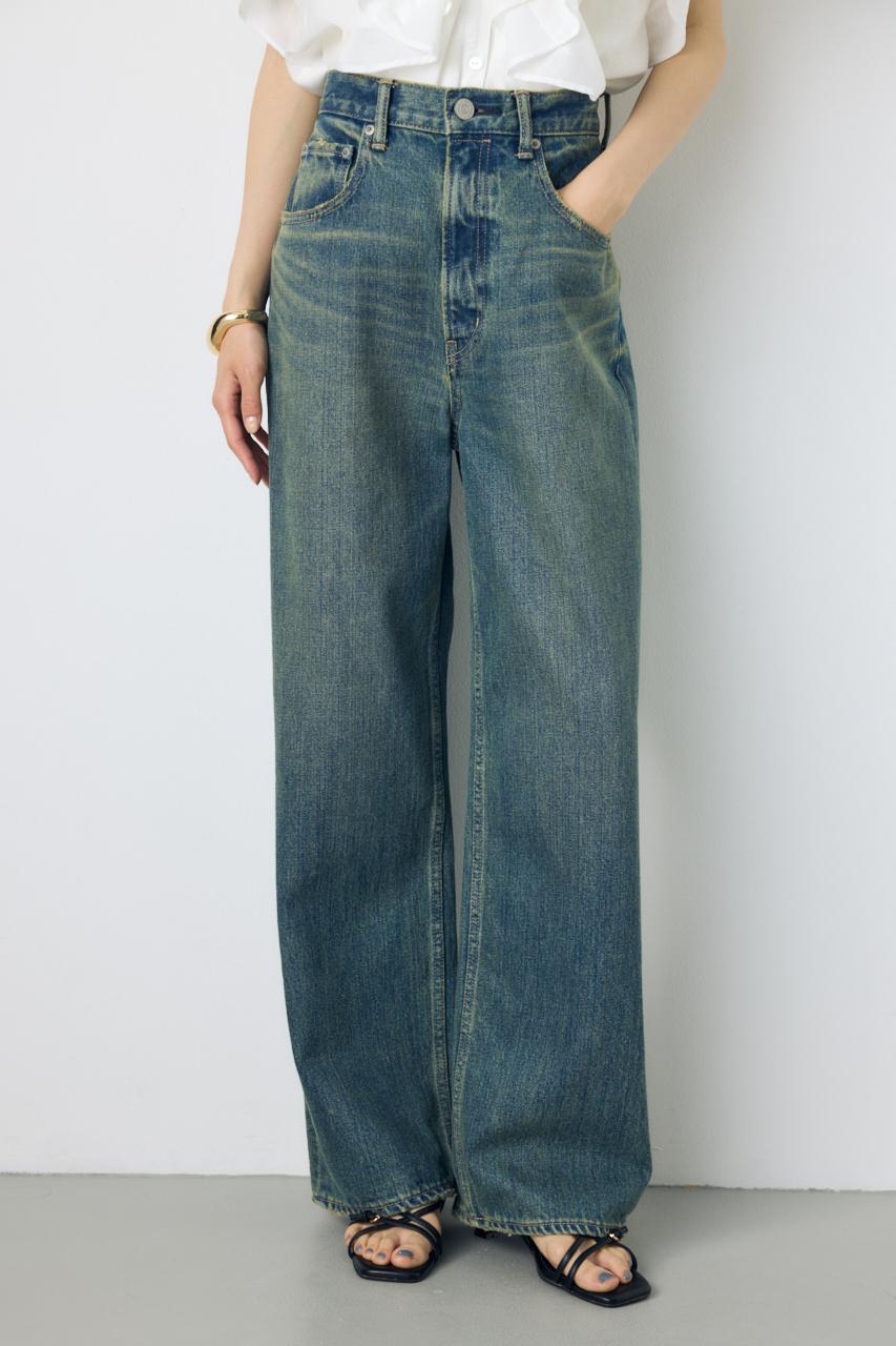 AZUL DENIM ハイウエストワイドデニム