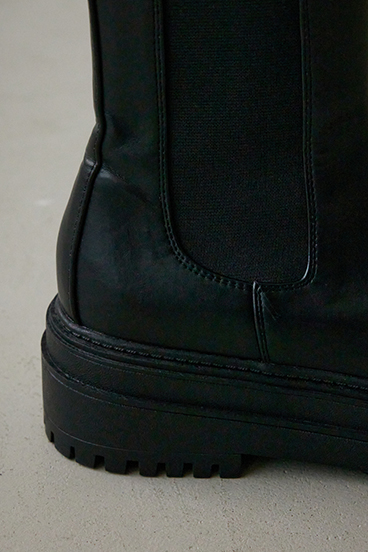 【WEB限定再入荷】トラックソールサイドゴアブーツ 詳細画像