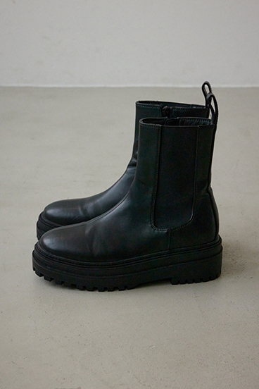 【WEB限定再入荷】トラックソールサイドゴアブーツ 詳細画像