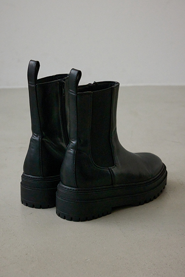 【WEB限定再入荷】トラックソールサイドゴアブーツ 詳細画像