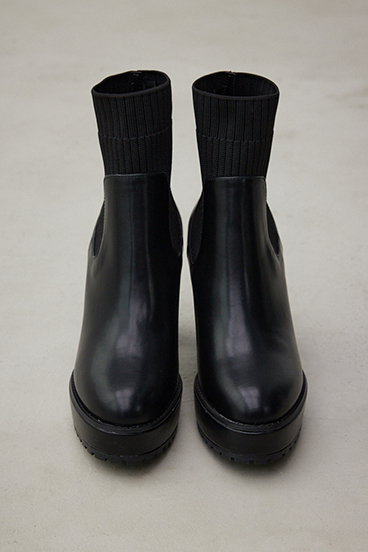 【WEB限定再入荷】ソックスヒールブーツ 詳細画像