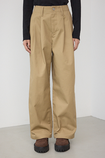 POLO BCS×AZUL タックチノワイドパンツ 詳細画像