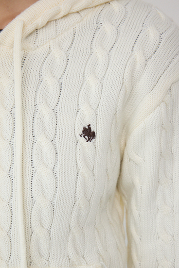 POLO BCS×AZUL WZIPニットパーカー 詳細画像