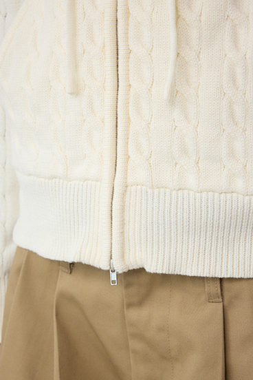 POLO BCS×AZUL WZIPニットパーカー 詳細画像