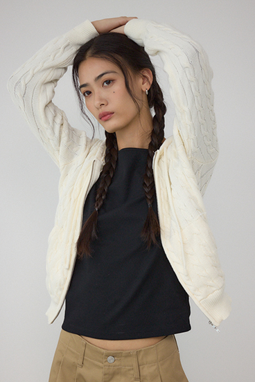 POLO BCS×AZUL WZIPニットパーカー 詳細画像