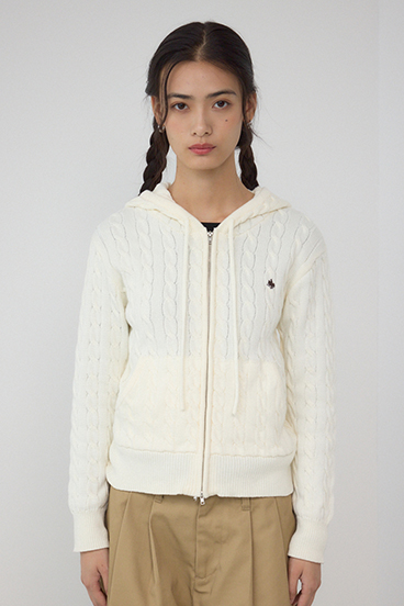 POLO BCS×AZUL WZIPニットパーカー 詳細画像