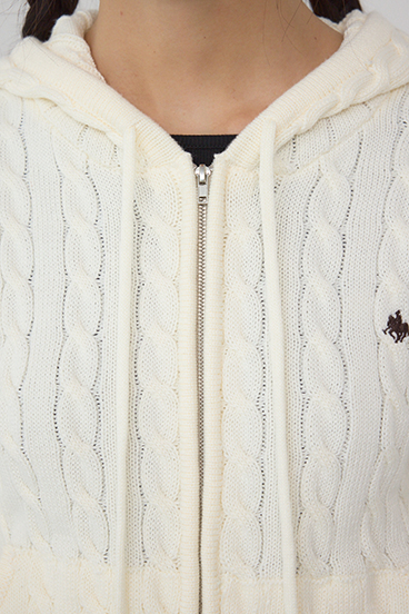 POLO BCS×AZUL WZIPニットパーカー 詳細画像