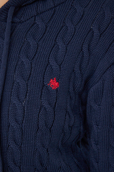 POLO BCS×AZUL WZIPニットパーカー 詳細画像