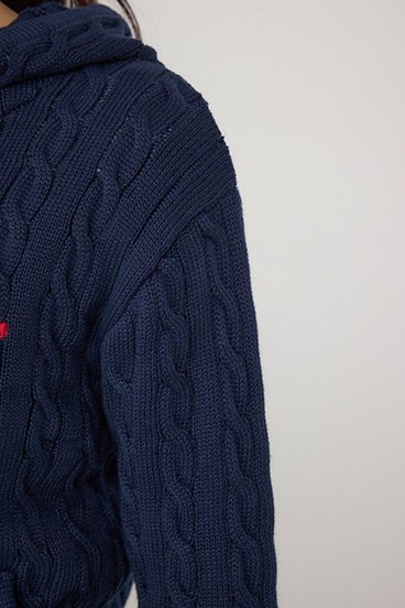 POLO BCS×AZUL WZIPニットパーカー 詳細画像