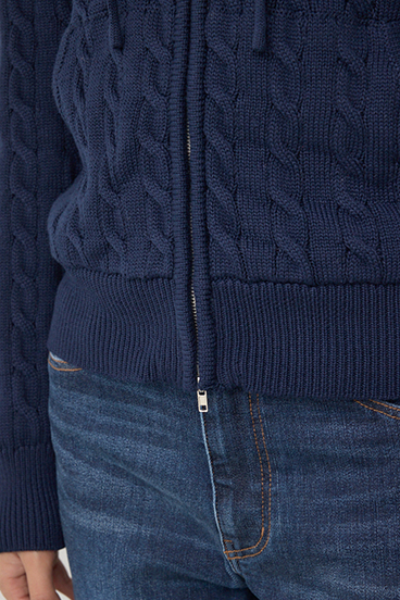 POLO BCS×AZUL WZIPニットパーカー 詳細画像