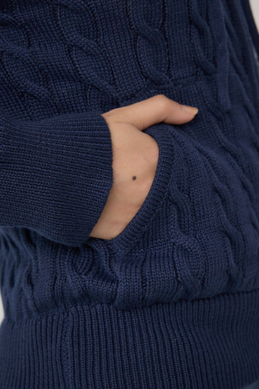 POLO BCS×AZUL WZIPニットパーカー 詳細画像