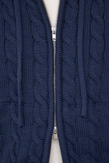 POLO BCS×AZUL WZIPニットパーカー 詳細画像