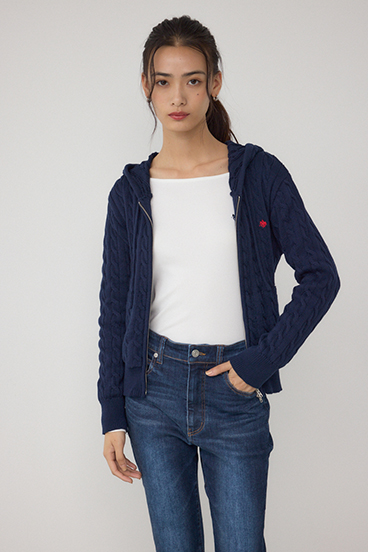 POLO BCS×AZUL WZIPニットパーカー 詳細画像