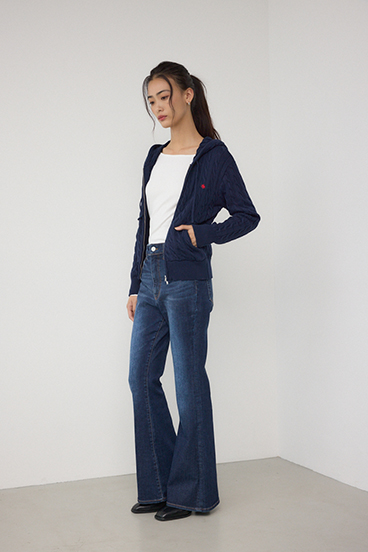 POLO BCS×AZUL WZIPニットパーカー 詳細画像