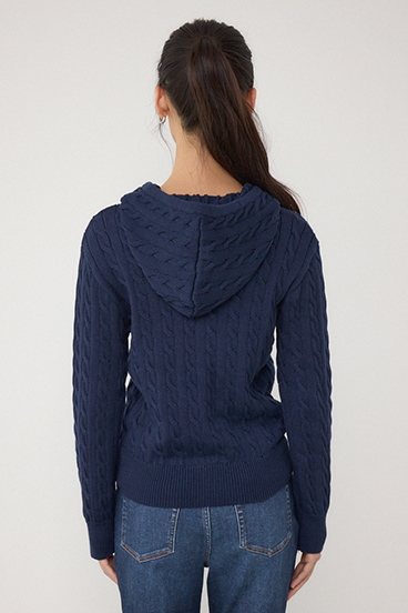 POLO BCS×AZUL WZIPニットパーカー 詳細画像