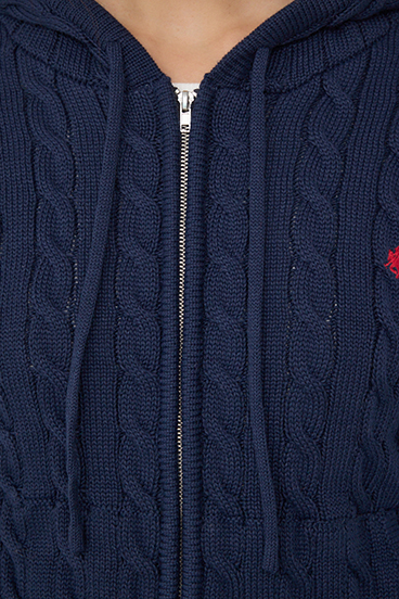 POLO BCS×AZUL WZIPニットパーカー 詳細画像