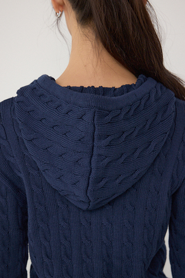 POLO BCS×AZUL WZIPニットパーカー 詳細画像