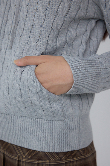 POLO BCS×AZUL WZIPニットパーカー 詳細画像