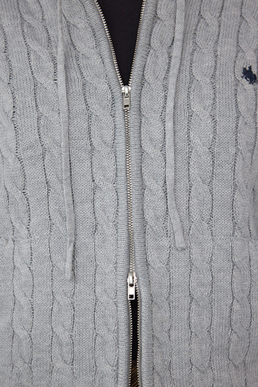 POLO BCS×AZUL WZIPニットパーカー 詳細画像