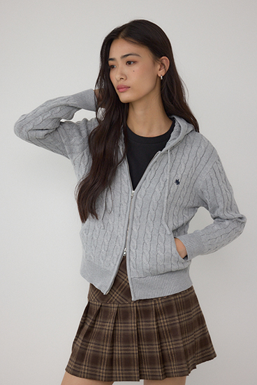 POLO BCS×AZUL WZIPニットパーカー 詳細画像