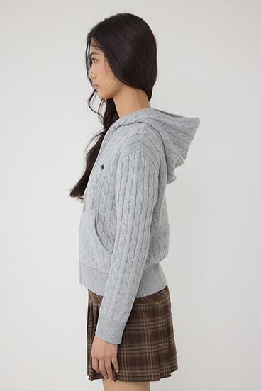 POLO BCS×AZUL WZIPニットパーカー 詳細画像