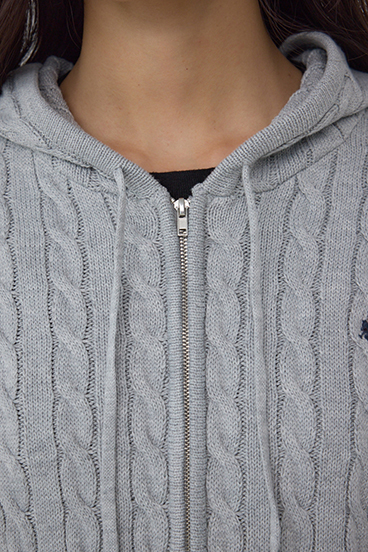 POLO BCS×AZUL WZIPニットパーカー 詳細画像