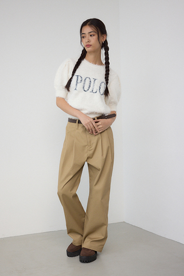 POLO BCS×AZUL シャギー5分袖ニット 詳細画像