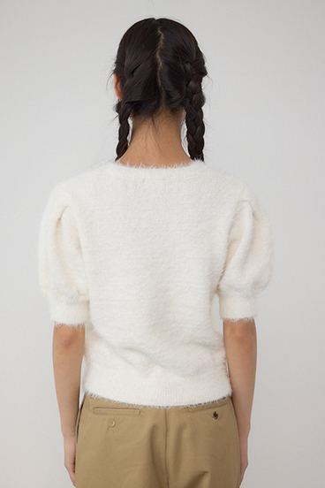 POLO BCS×AZUL シャギー5分袖ニット 詳細画像