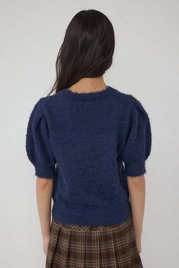 POLO BCS×AZUL シャギー5分袖ニット 詳細画像