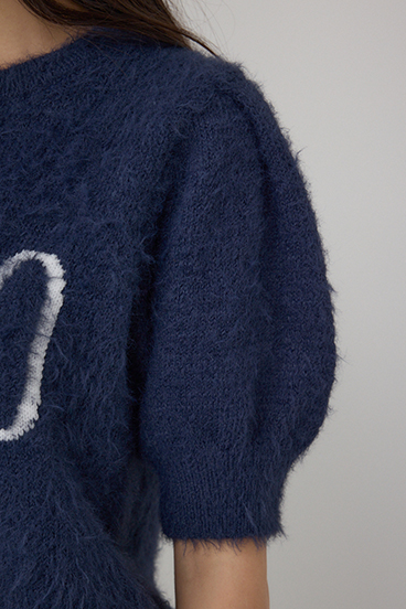 POLO BCS×AZUL シャギー5分袖ニット 詳細画像