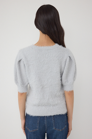 POLO BCS×AZUL シャギー5分袖ニット 詳細画像