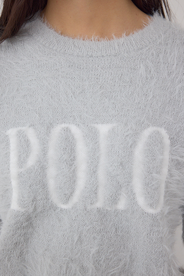 POLO BCS×AZUL シャギー5分袖ニット 詳細画像