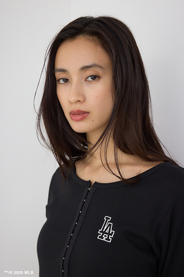 【MLB】フロントホックリブトップス