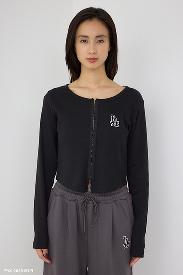 【MLB】フロントホックリブトップス 詳細画像