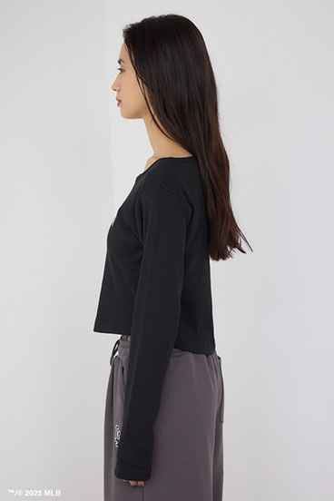 【MLB】フロントホックリブトップス 詳細画像