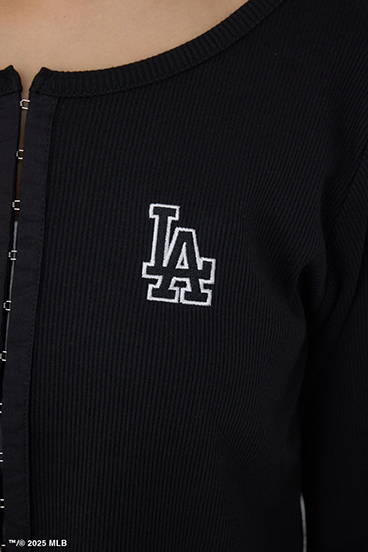 【MLB】フロントホックリブトップス 詳細画像