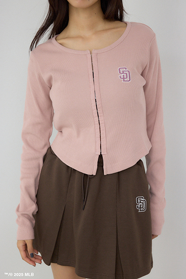 【MLB】フロントホックリブトップス