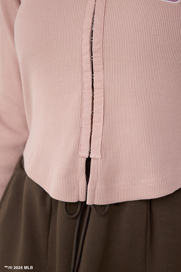 【MLB】フロントホックリブトップス 詳細画像