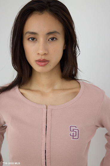 【MLB】フロントホックリブトップス