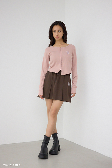 【MLB】フロントホックリブトップス 詳細画像