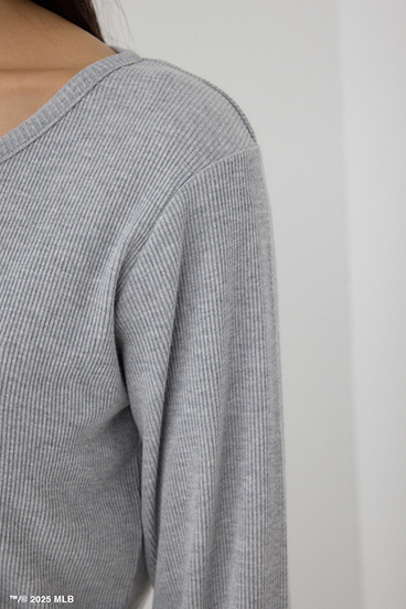 【MLB】フロントホックリブトップス 詳細画像