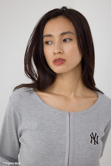 【MLB】フロントホックリブトップス