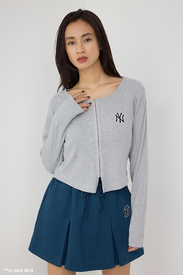 【MLB】フロントホックリブトップス 詳細画像