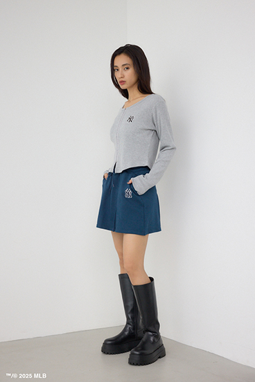 【MLB】フロントホックリブトップス 詳細画像