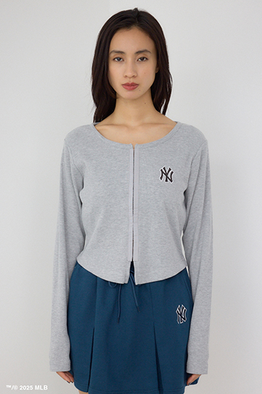 【MLB】フロントホックリブトップス 詳細画像