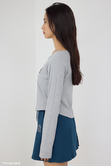 【MLB】フロントホックリブトップス 詳細画像