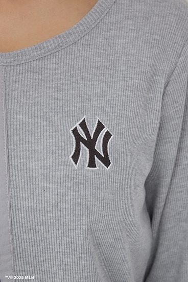 【MLB】フロントホックリブトップス 詳細画像