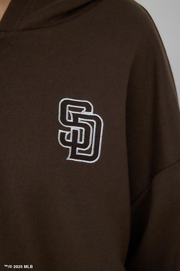 【MLB】ロゴショートパーカー 詳細画像