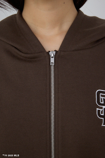 【MLB】ロゴショートパーカー 詳細画像