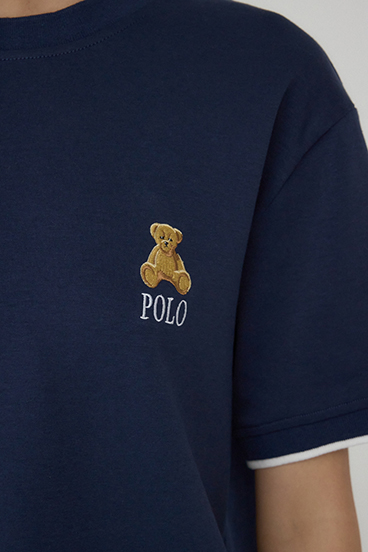 POLO BCS×AZUL リンガーTシャツ 詳細画像